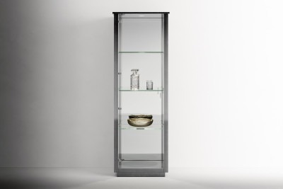 Итальянская витрина Vetrina 1 anta sx con schiena specchio e faretto 110/220/220