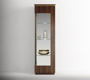 Итальянская витрина Vetrina 1 anta dx con schiena specchio e faretto 110/220/220 от