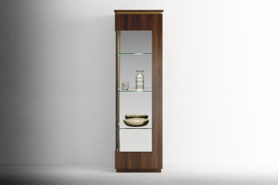 Итальянская витрина Vetrina 1 anta dx con schiena specchio e faretto 110/220/220