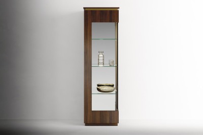 Итальянская витрина Vetrina 1 anta sx con schiena specchio e faretto 110/220/220