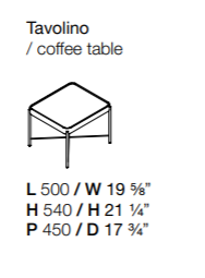 Итальянский столик Dolly от PRESOTTO