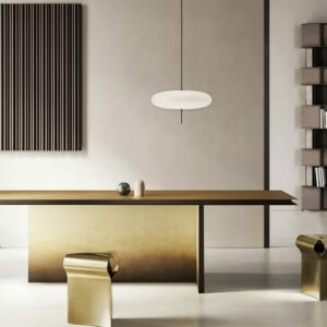 Итальянский стол Folio round от De Castelli