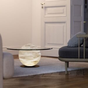 Дизайнерская столик SOLARIS от United Alabaster (Испания)