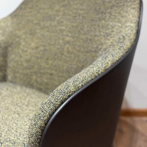 Итальянское Кресло LESLIE  с кожей 78см 3