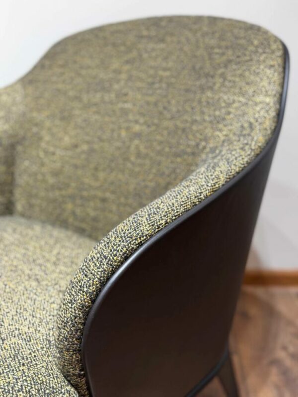 Итальянское Кресло LESLIE  с кожей 78см 3