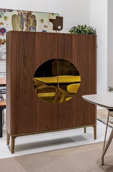 Итальянский высокий комод, бар  MADIA SLIM 2 LUNA от SOVET