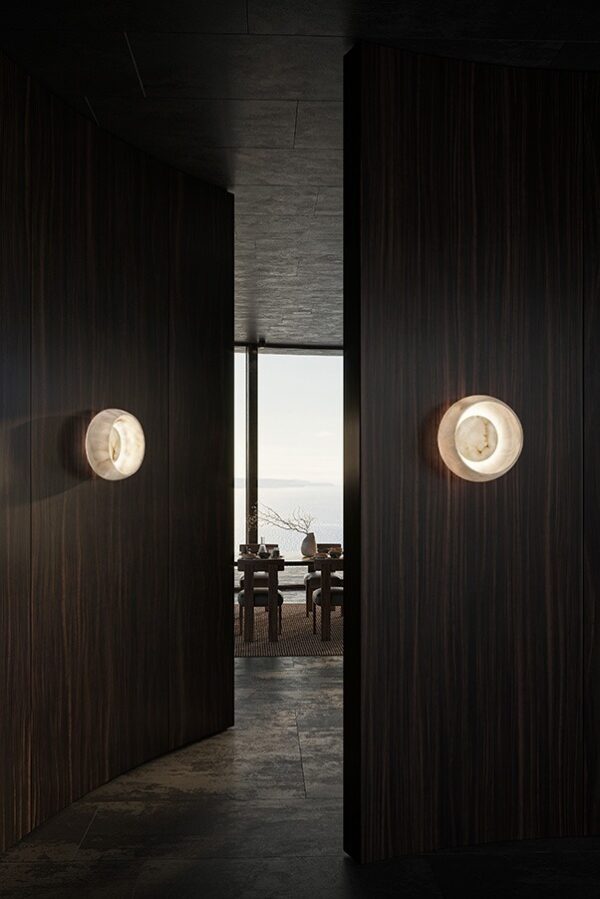 Дизайнерская настенная лампа .iris A 4