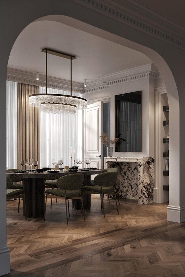 Дизайнерская люстра .versailles ovale double 3