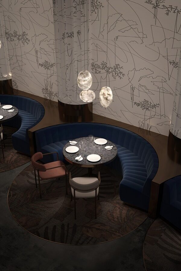 Дизайнерский подвесной светильник .camille от Alain Ellouz (Париж)