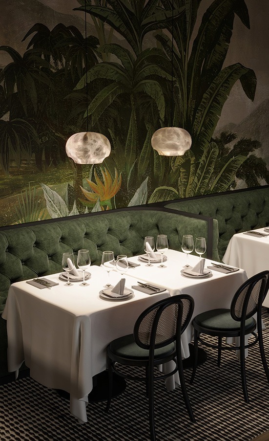 Дизайнерский подвесной светильник .celine от Alain Ellouz (Париж)