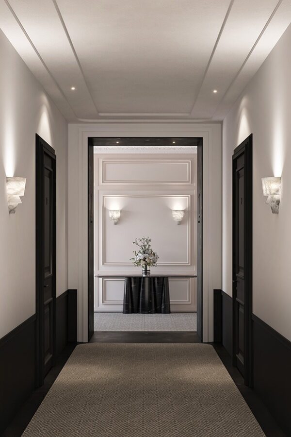 Дизайнерская настенная лампа .flo A от Alain Ellouz (Париж)