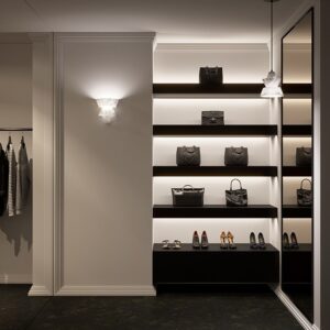 Дизайнерская настенная лампа .lab A от Alain Ellouz (Париж)