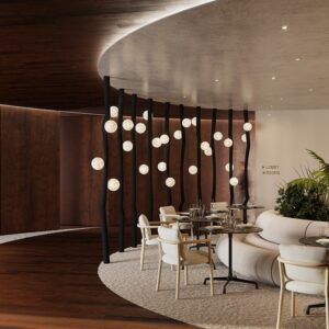 Дизайнерский напольный торшер .flame от Alain Ellouz (Париж)