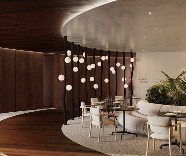 Дизайнерский напольный торшер .flame от Alain Ellouz (Париж)