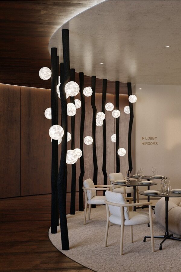 Дизайнерский напольный торшер .flame от Alain Ellouz (Париж)