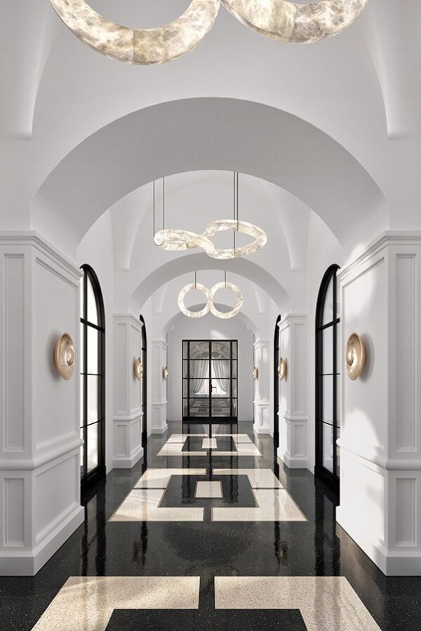 Дизайнерский подвесной светильник .infinity 08 от Alain Ellouz (Париж)