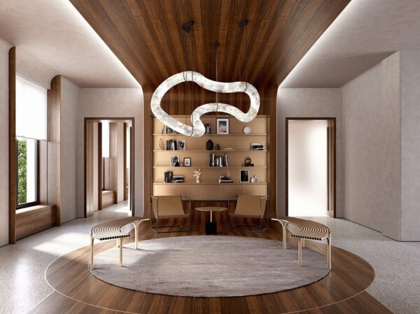 Дизайнерский подвесной светильник .infinity illusion от Alain Ellouz (Париж)