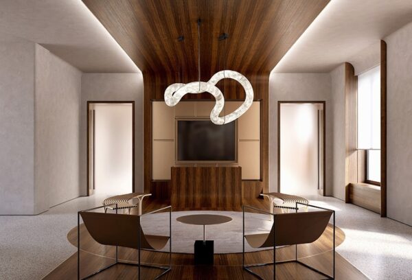 Дизайнерский подвесной светильник .infinity illusion 4