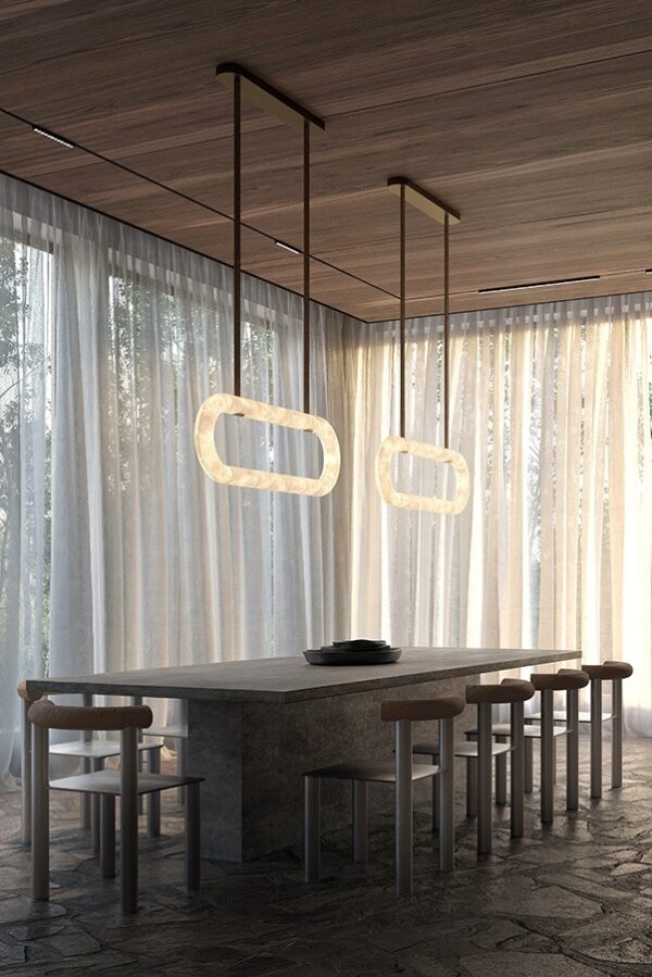 Дизайнерский подвесной светильник .alta от Alain Ellouz (Париж)