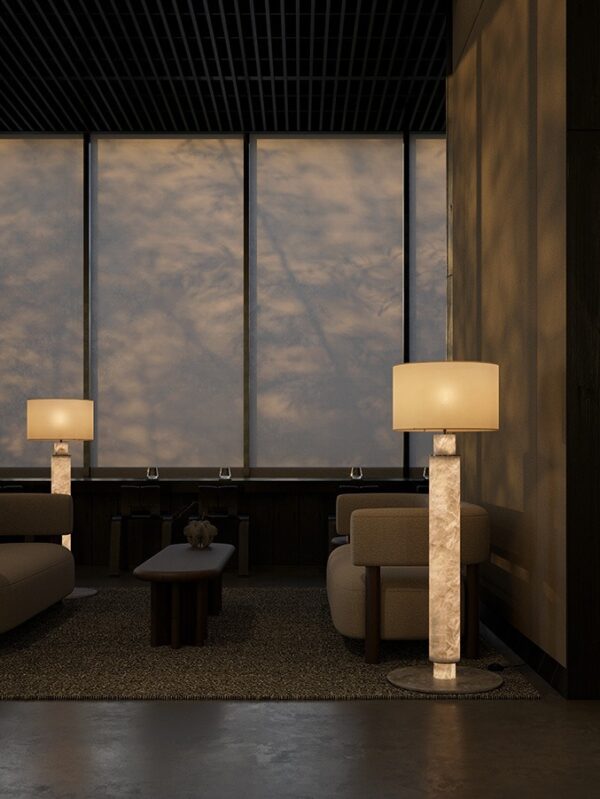 Дизайнерский напольный торшер .hi no so 2