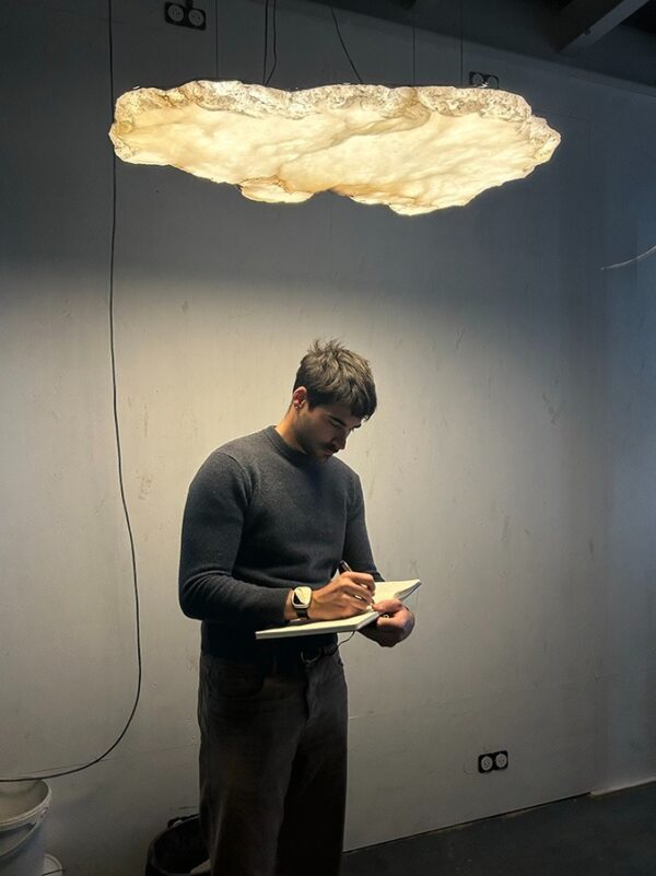 Дизайнерский подвесной светильник .vesuve nuage от Alain Ellouz (Париж)