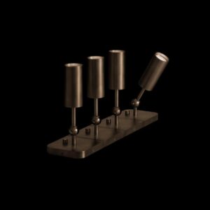 Дизайнерская настольная лампа CYLINDER : UPLIGHT от APPARATUS (США)