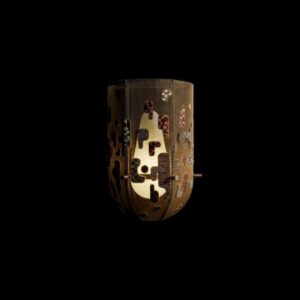 Дизайнерская настенная лампа INTERLUDE : HAND-EMBROIDERED SCONCE от APPARATUS (США)