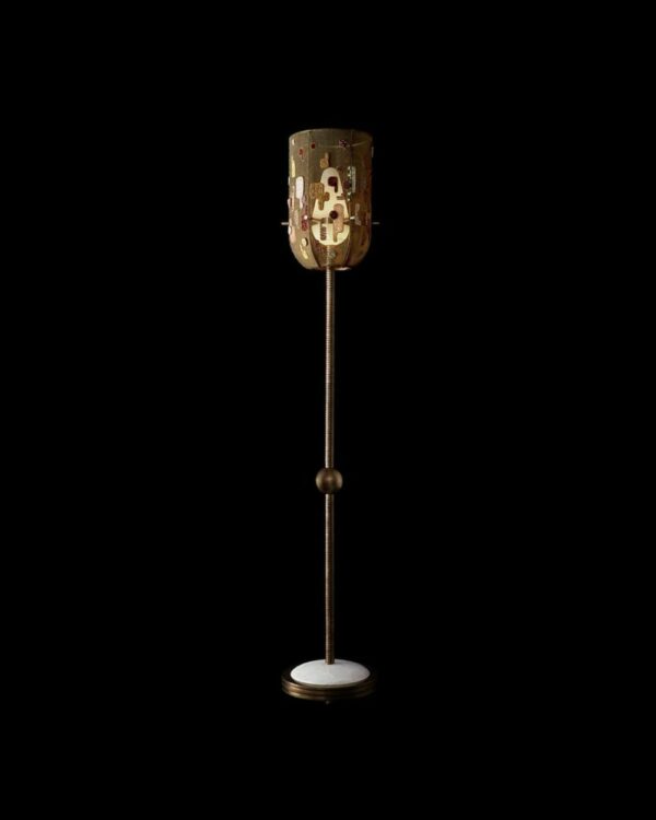 Дизайнерский напольный торшер INTERLUDE : HAND-EMBROIDERED FLOOR LAMP от APPARATUS (США)