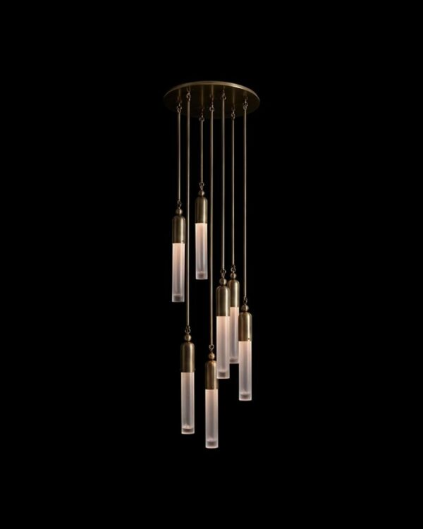 Дизайнерский подвесной светильник TASSEL : 7 INSTALLATION от APPARATUS (США)