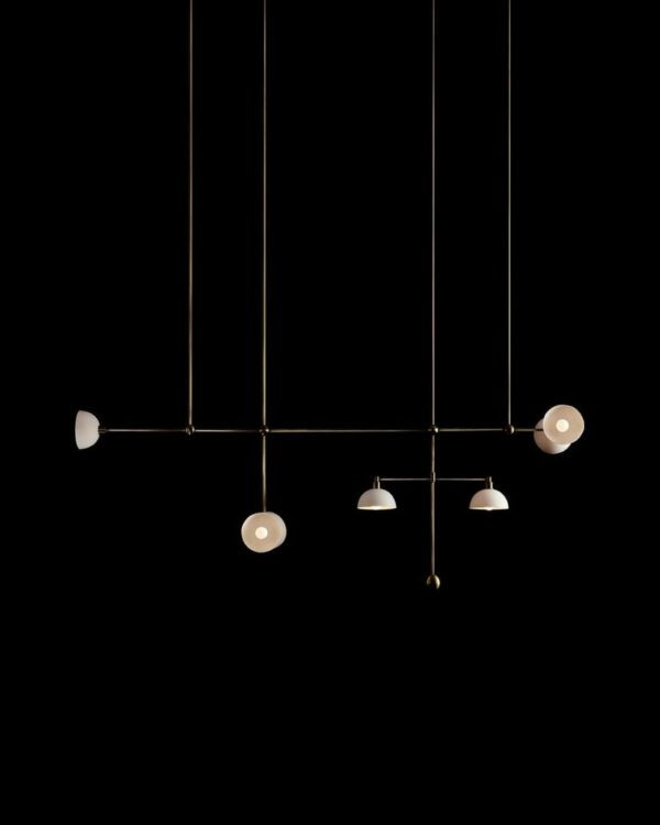 Дизайнерский подвесной светильник TRAPEZE : 7 MOBILE от APPARATUS (США)