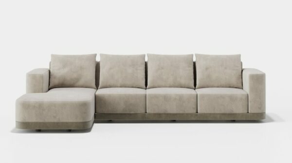 Дизайнерский диван Rocco 3 + Left Chaise от Evanyrouse (Португалия)