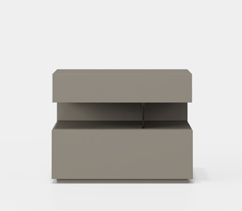 Дизайнерская прикроватная тумбочка Opal 2 Drawer Bedside Table от Evanyrouse (Португалия)