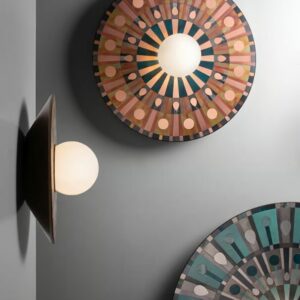 Итальянская настенная лампа Caleide Eon от De Castelli