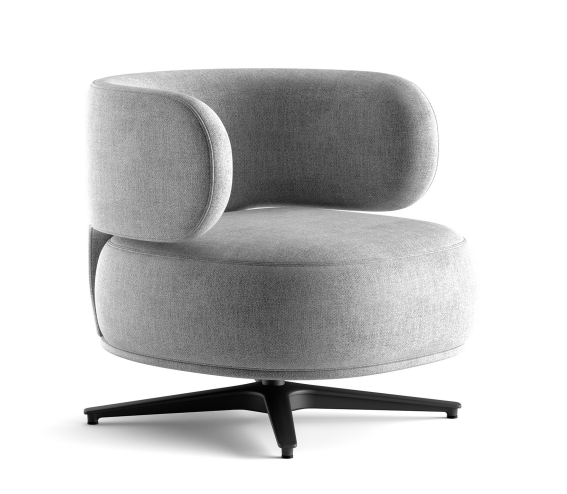 Итальянское кресло Akiko Lounge от Gallotti Radice