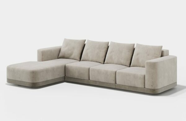 Дизайнерский диван Rocco 3 + Left Chaise 2