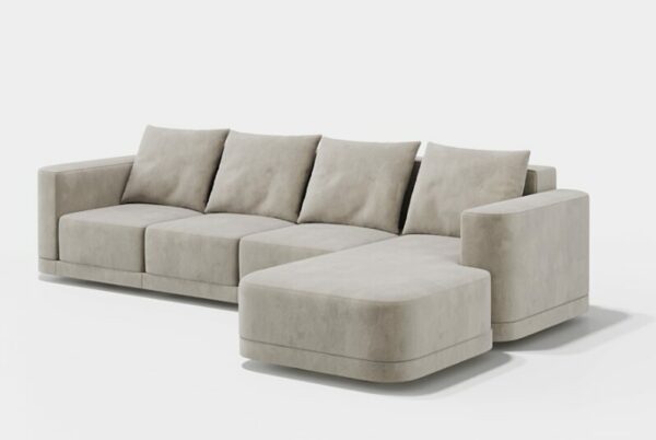 Дизайнерский диван Rocco 3 + Right Chaise 2