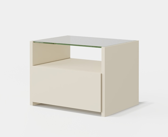Дизайнерская прикроватная тумбочка Kugha 1 Drawer Bedside Table 2