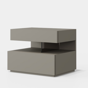 Дизайнерская прикроватная тумбочка Opal 2 Drawer Bedside Table 2