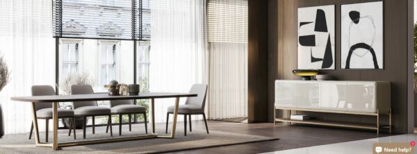 Дизайнерский стол Rocco 220cm от Evanyrouse (Португалия)