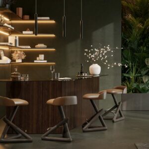 Дизайнерский барный стул Linard 3