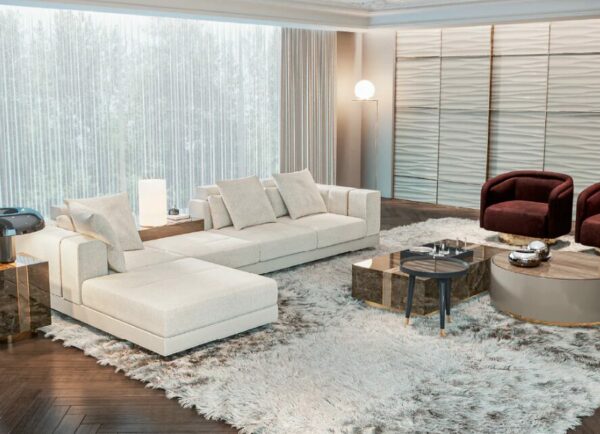 Дизайнерский диван Vercelli 3 + Left Chaise 3