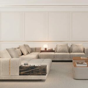 Дизайнерский диван Vercelli 3 + Right Chaise 3