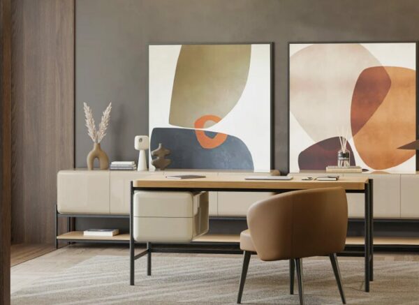 Дизайнерский письменный стол Rocco Suspended Module 3