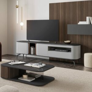 Дизайнерская ТВ-тумба Tepui 2 Doors + 1 Drawer 210cm With Feet 3