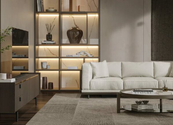 Дизайнерский диван Senza 3 on the right 3