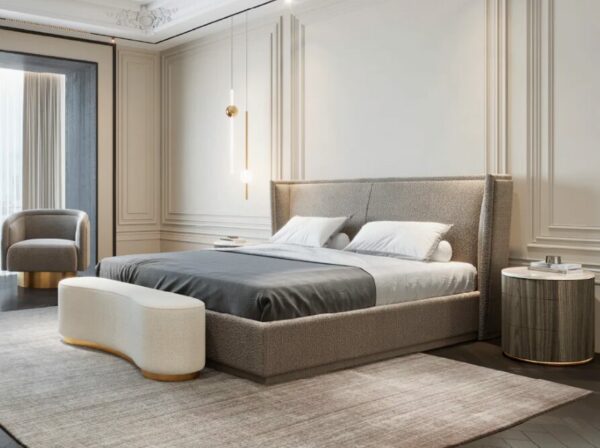 Дизайнерская кровать Mattea Bed Suspended Base 3