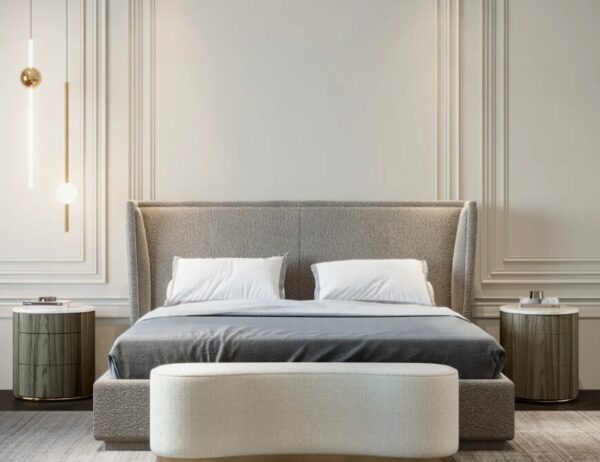 Дизайнерская кровать Mattea Bed Closed Base 4