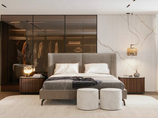 Дизайнерская кровать Baghi Bed Closed Base 3