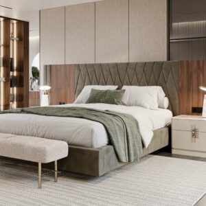 Дизайнерская кровать Batha III Bed Suspended Base 4