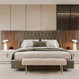 Дизайнерская кровать Batha III Bed with Closed Base 4